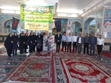 گلباران قبور مطهر شهدا و دیدار با خانواده شهدا به مناسبت هفته سلامت و سالروز آزادی خرمشهر در اقلید 